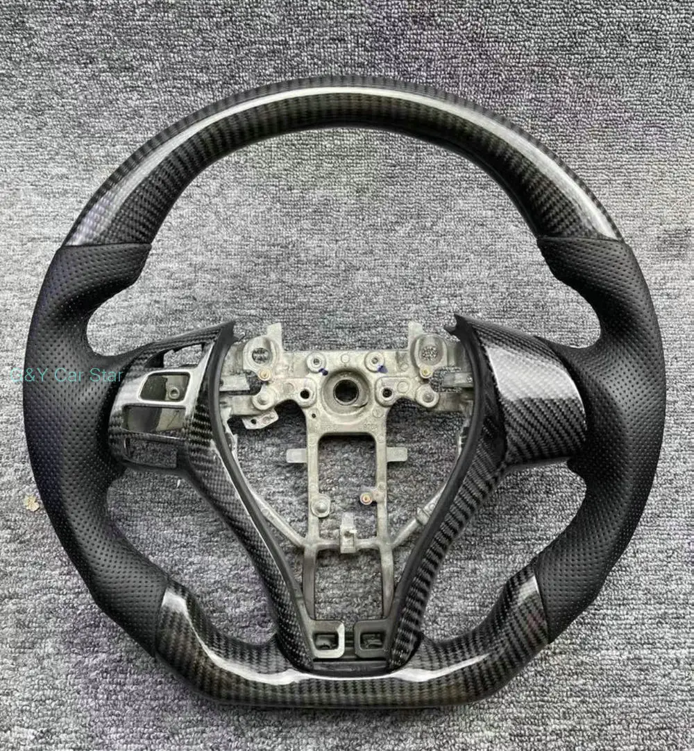 

100% настоящее углеродное волокно автомобильное рулевое колесо для Nissan Sylphy Tiida Teana