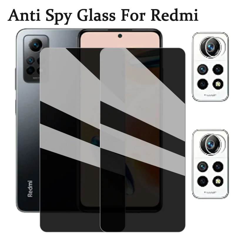 

Anti Spy Glass for Xiaomi redmi note 12 pro 5g 12 pro plus 12s vitre protection redmi note 12 4g 5g tempered glass