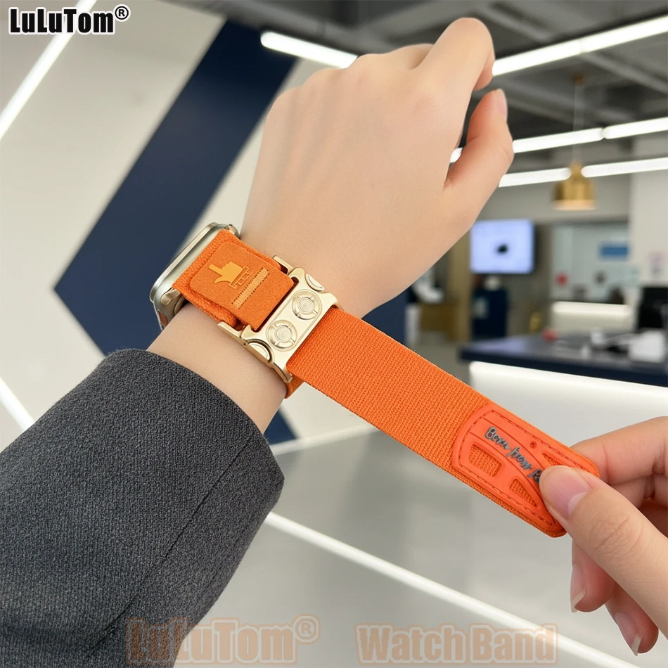 Quick-drying Nylon Magnetic Strap for Apple Iwatch Series 11 10 9 8 7 6 5 4 3 2 SE Ultra 38 40 41 42 44 45 46 49 mm Sports Bands