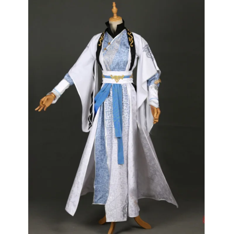 

If Water Boat Cos, Ye Wenzhou Cosplay, Game Anime, Male Senior Brother, Anti Water Cold Ancient Costume, Men's Clothing