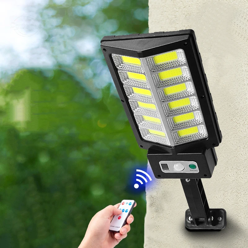 

9000W Powerful Solar Light Outdoor Street Lamp COB Induction LED Solar powered Waterproof PIR Motion Light for Garden Courtyard