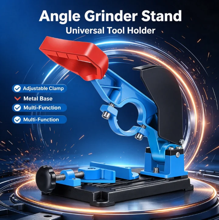 Angle Grinder Stand Multi Function Electric Drill Conversion Cutter Fixed Base Protective Shield Auxiliary Cutting Tool Holder