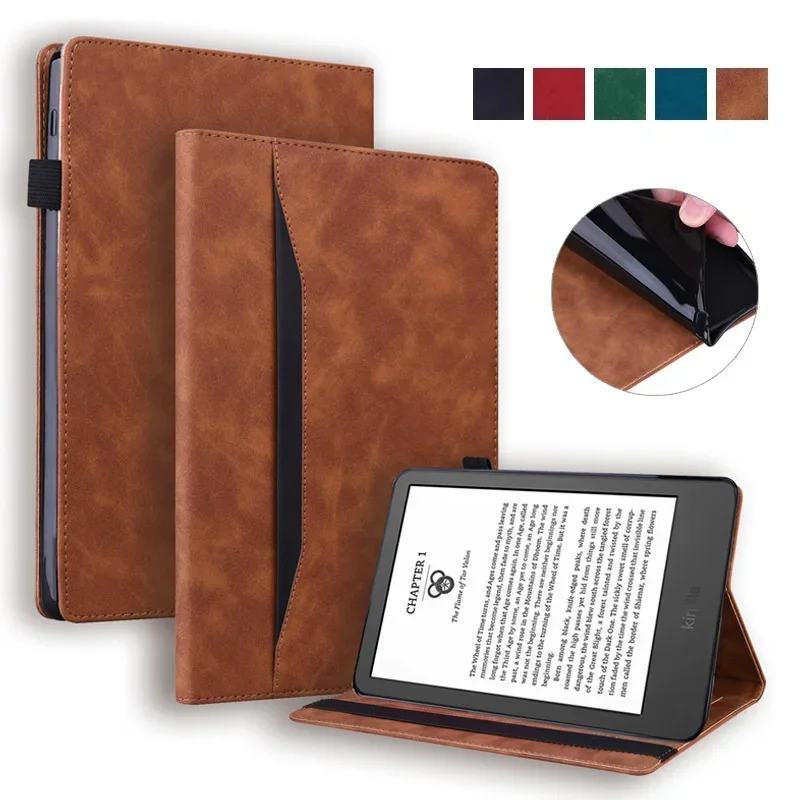 For Kindle 2024 Case 6 inch Fashion Wallet Stand Ebook Cover For Funda Kindle 2024 6” 11th Generation Case Etui