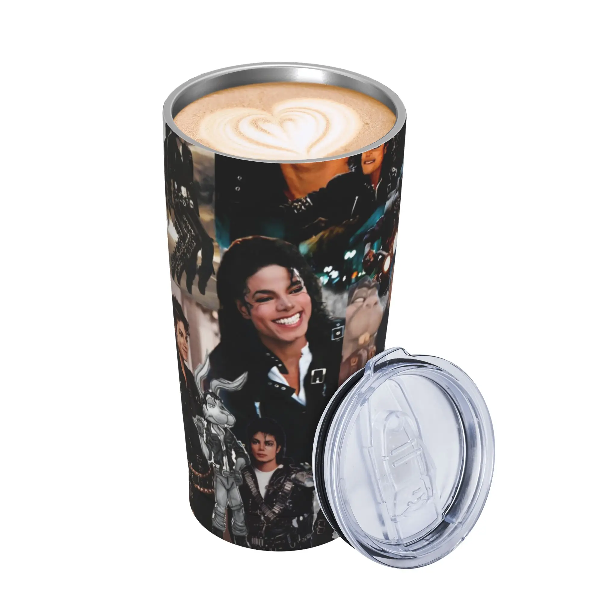 Singer Michael Jacksons MJ Tour 2026 Tumbler Vacuum Insulated  Coffee Cups with Lid Straw Double Wall Mug Hot Cold Drink 20oz