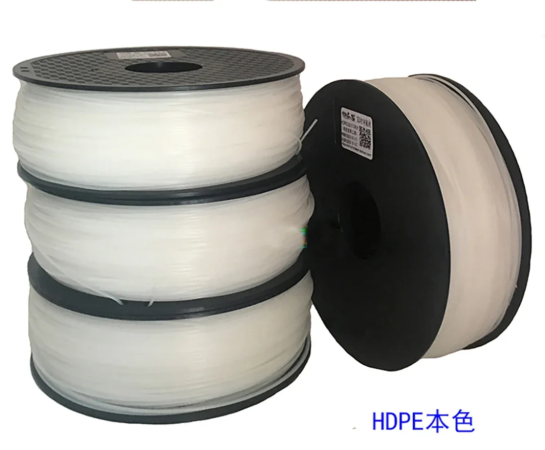 3D Printing Filament HDPE Material HighToughness Density PolyethyleneWire Heat Resistance Cold Resistance Temperature Resistance