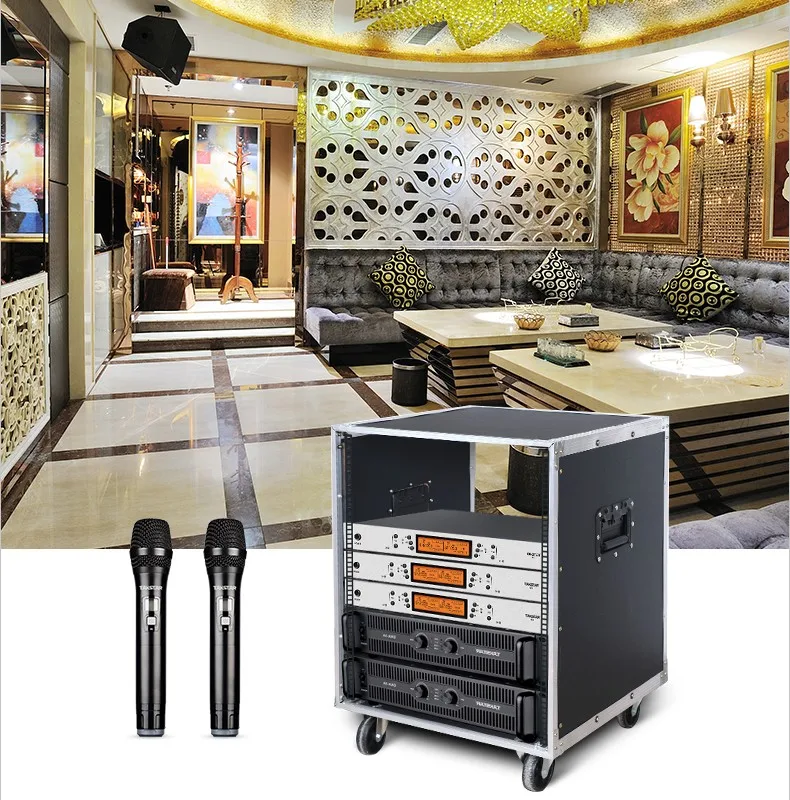 G5 Wireless Microphone 2 Channel UHF 645-693MHz Professional Performance Host Live Broadcast Party Handheld Microphone