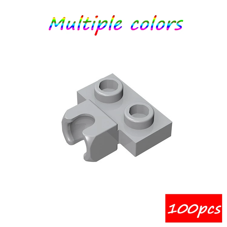 MOC 100PCS 14704 Modified 1x2Plate Building Blocks Kit With Small Tow Ball Socket Brick Particle Educational Toys Birthday Gifts