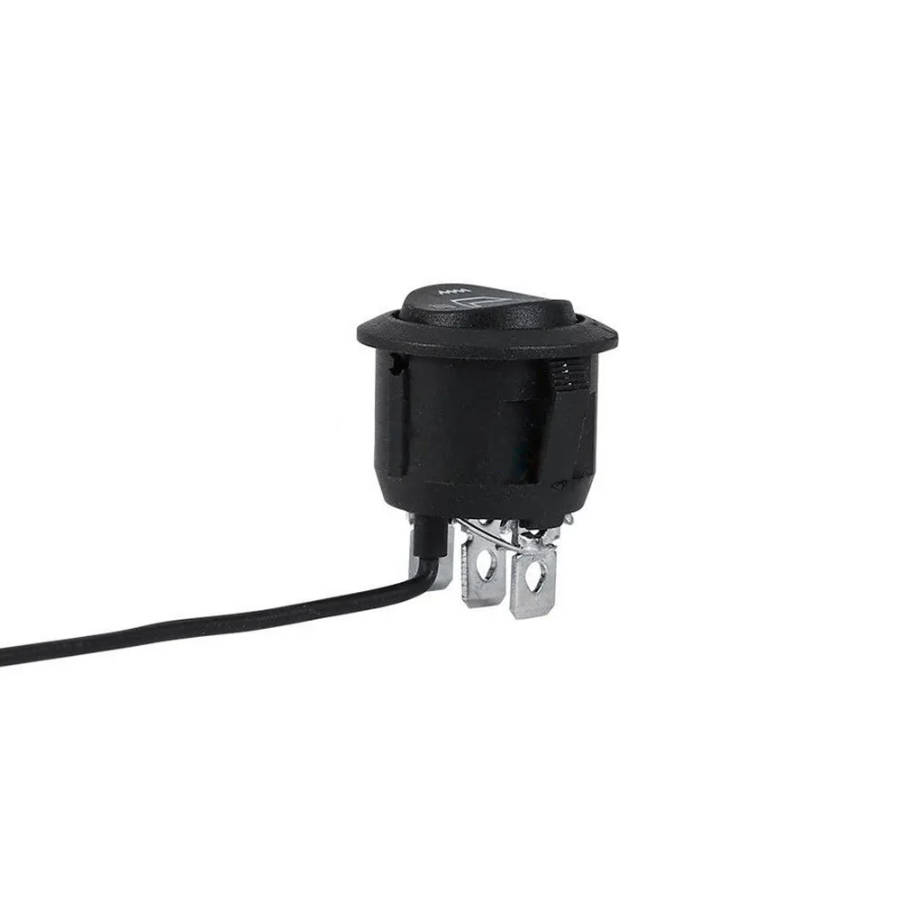 Universal Round 3 Pin Car Seat Heater Switch Rocker Style 12V Control Button For Auto SUV Marine Boat Heating System