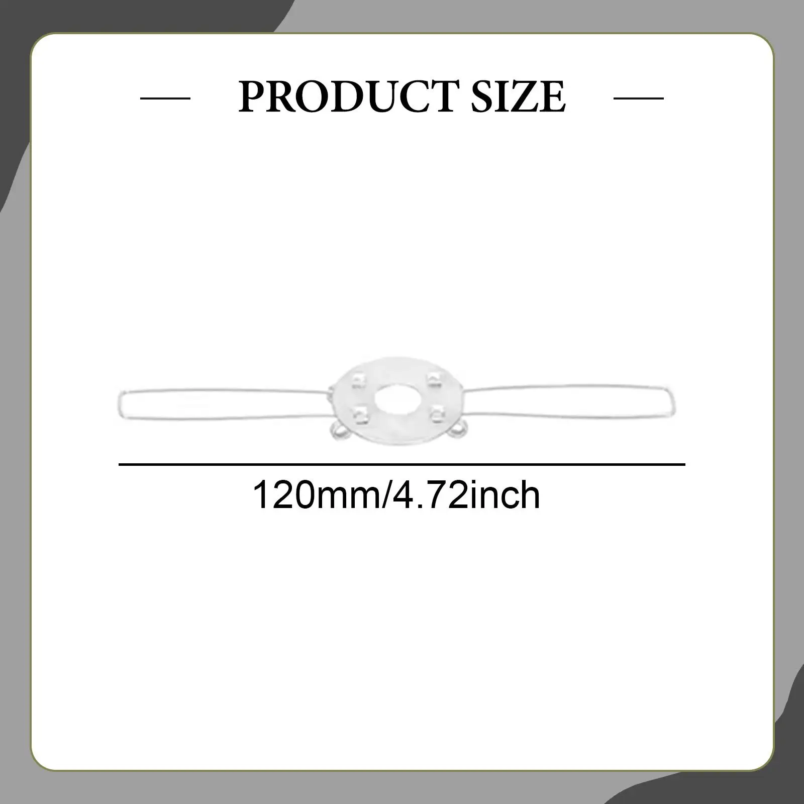 Metal Fixing Spring Clip Light Shade Adapter Two Forks Secure Holder for Lampshades and Hanging Ceiling Lamps