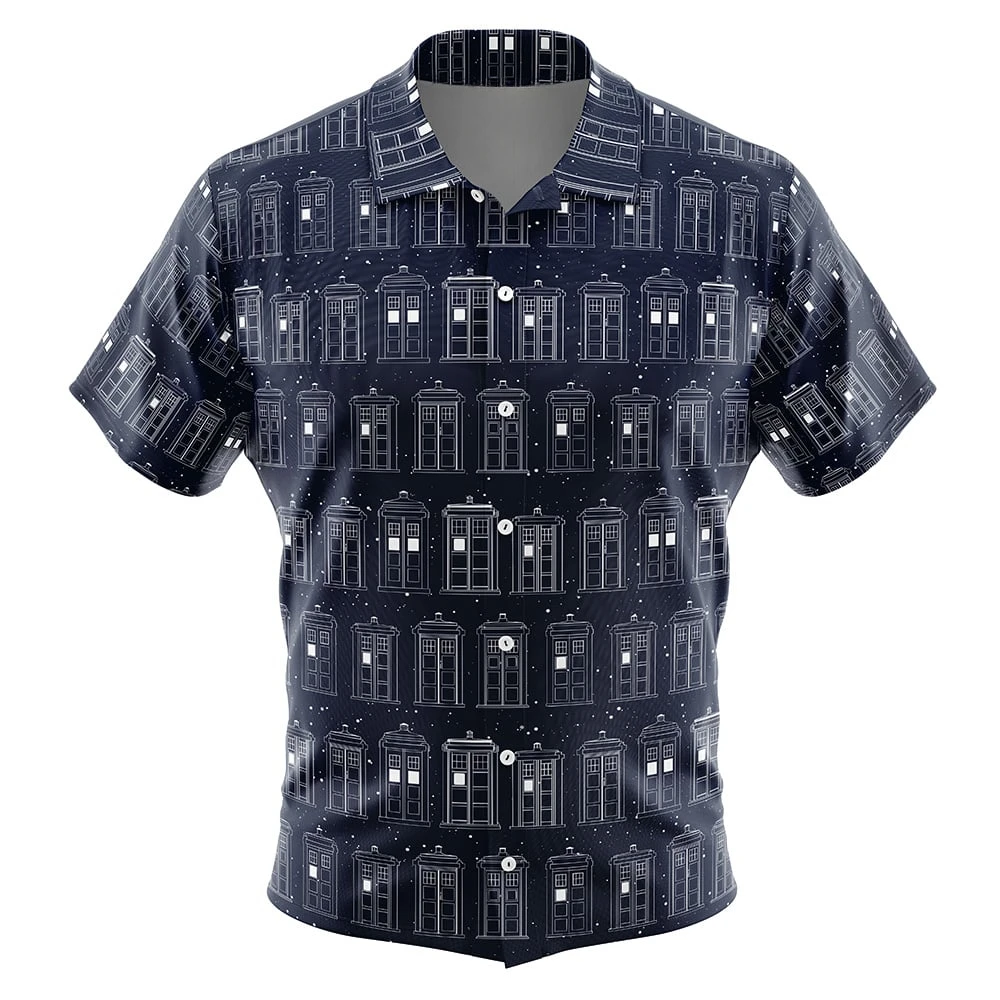 Woody Toy Story Button Up Hawaiian ShirtFashion Trend Breathable Loose Versatile Casual Sports Summer Men