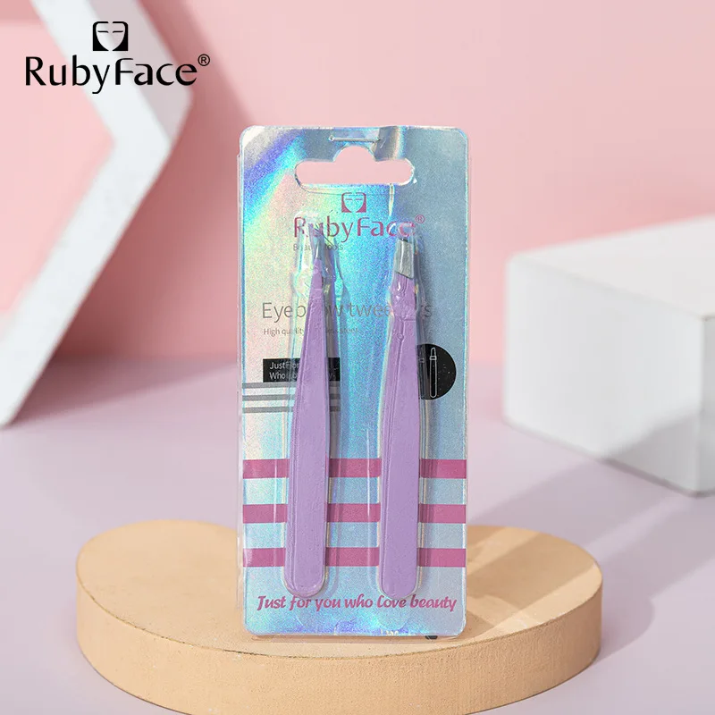 Pinça colorida curvada reta de aço inoxidável, 2 peças para arte em unhas, adesivo, ferramenta de seleção de strass, maquiagem, cílios postiços, ferramenta diy