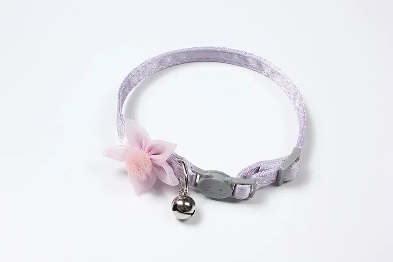 Bunte Blume verstellbares Haustier halsband Sonne Hunde Katzen halsband mit Glocke Blume Kätzchen Welpen Halskette Katze Zubehör Haustier liefert