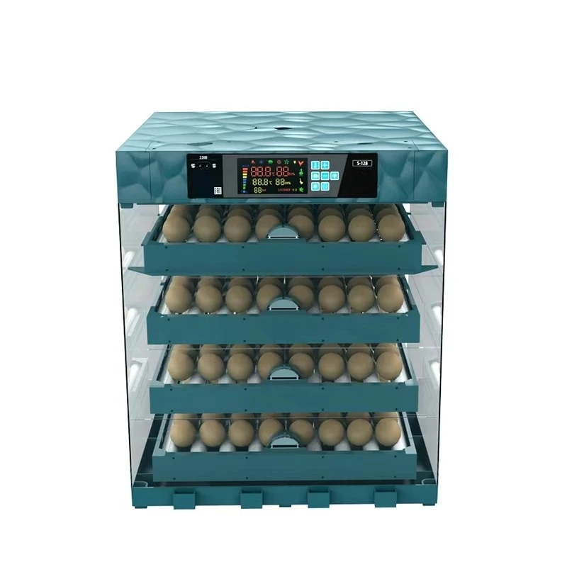 Fully Automatic 64-320 Egg Hatching Machine 256 Chicken Egg Incubator for Sale