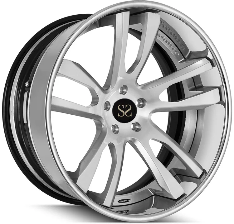SS two-piece forged wheel hub A45 C43 C63 aluminum alloy modified wheel hub