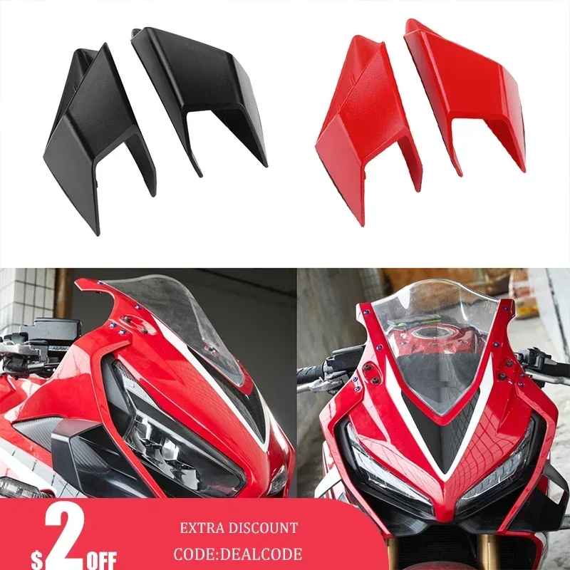 

Fairing Winglets For Honda CBR650R 2023 Motorcycle Full Fairing Kits Side Wings Protection Cover CBR 650R 2019 2020 2021 2022