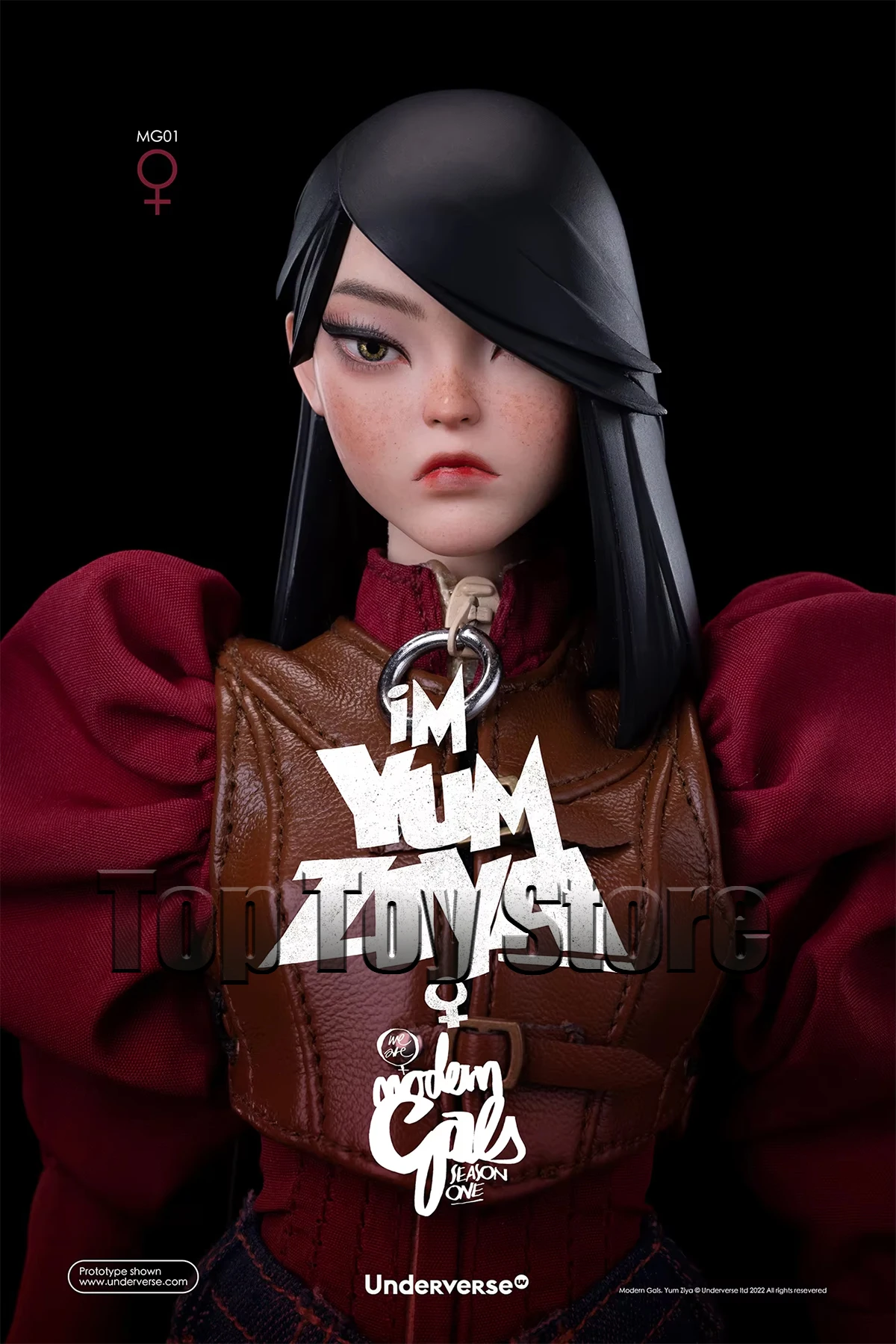 Underverse MODERN GALS Series YUM ZIYA 1/6 Collection Action 