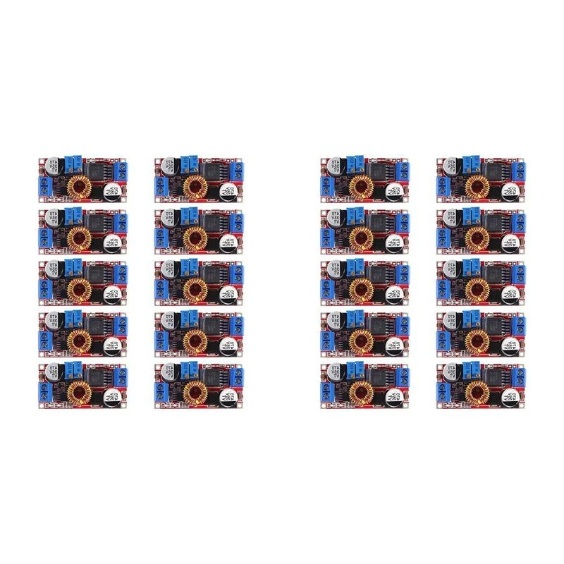 Lightweight 20PCS XL4015 E1 5A DC To DC CC CV Lithium Battery Step Down Charging Board XL4015E1 Adjustable Buck Power Converter