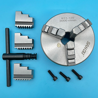 Lathe Chuck 125 SANOU Brand 3 Jaw Self-Centering Lathe Chuck K11-125 Scroll Chuck Metal Mini Lathe Chuck Manual Type