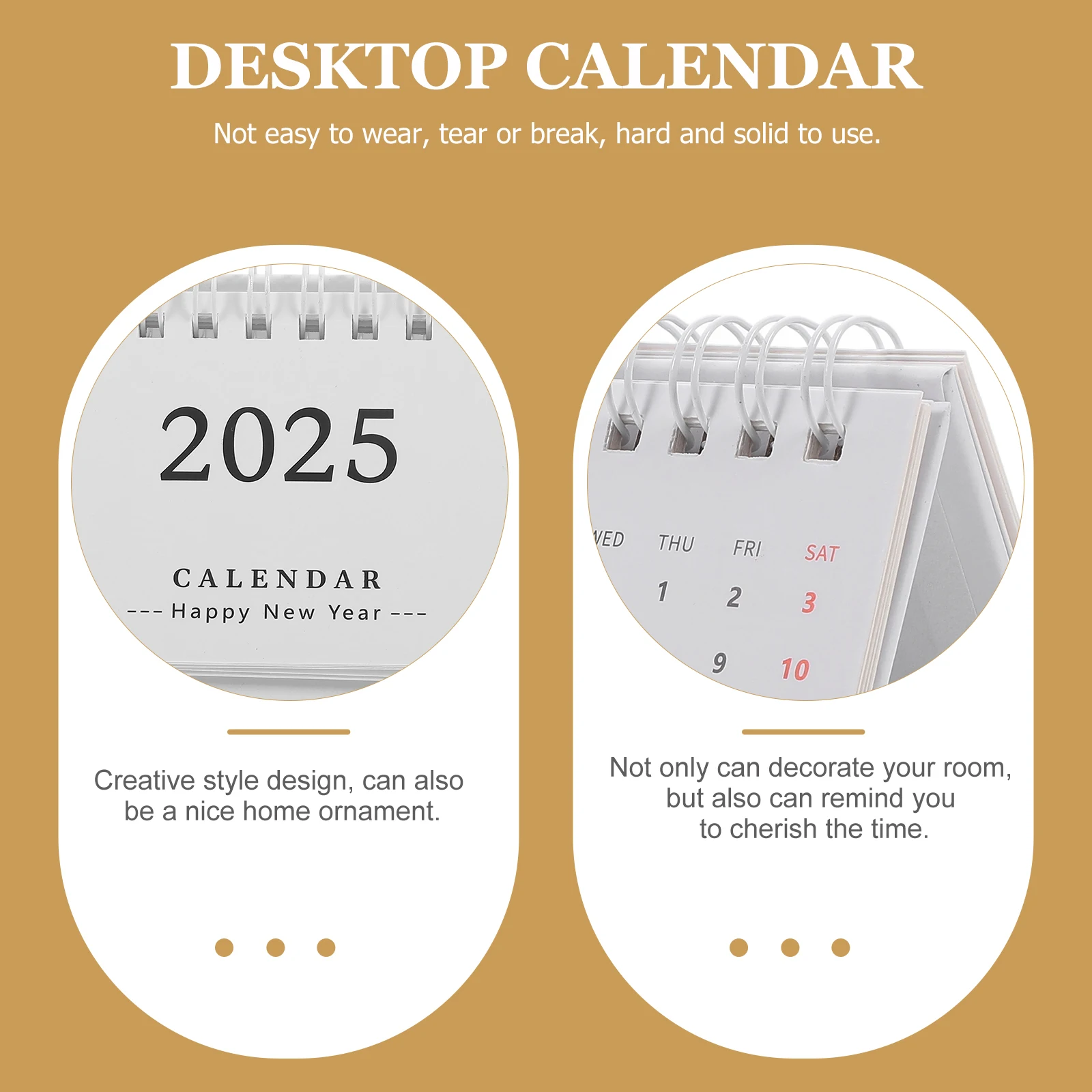 

Mini Desk Calendar Monthly Aesthetic Chinese Calendars Family Decor Home Desktop Daily Use Standing