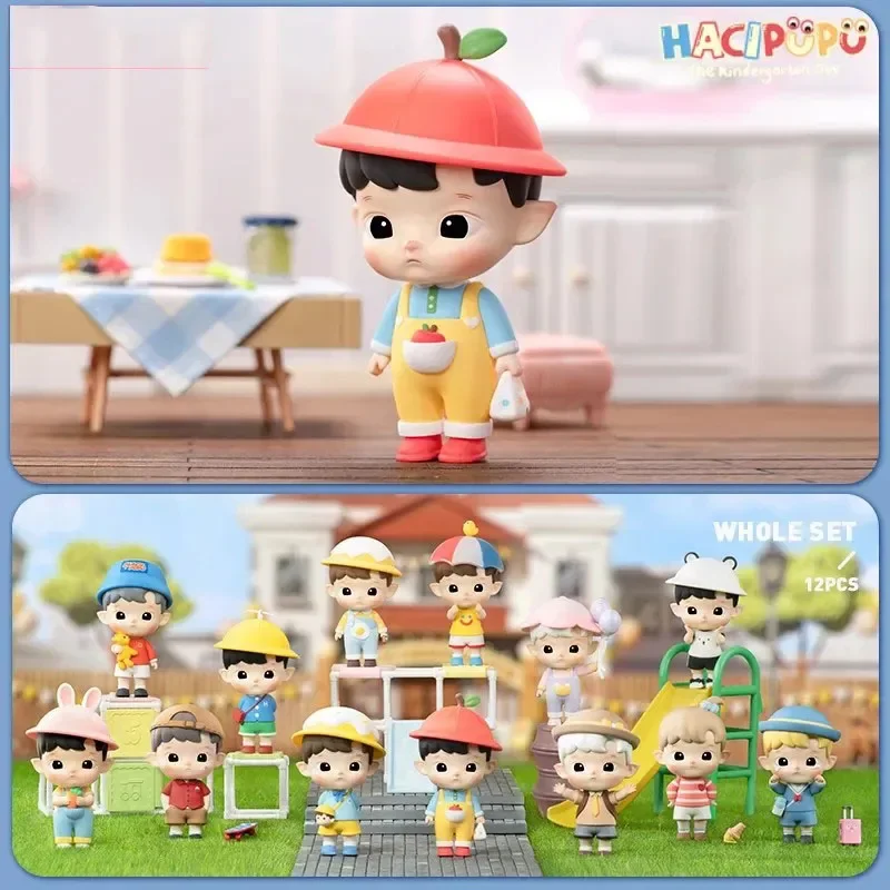 POP MART HACIPUPU The Kindergarten Day Series Blind Box Toys Guess Bag Mystery Box Mistery Caixa Action Figure Surpresa Cute Mod