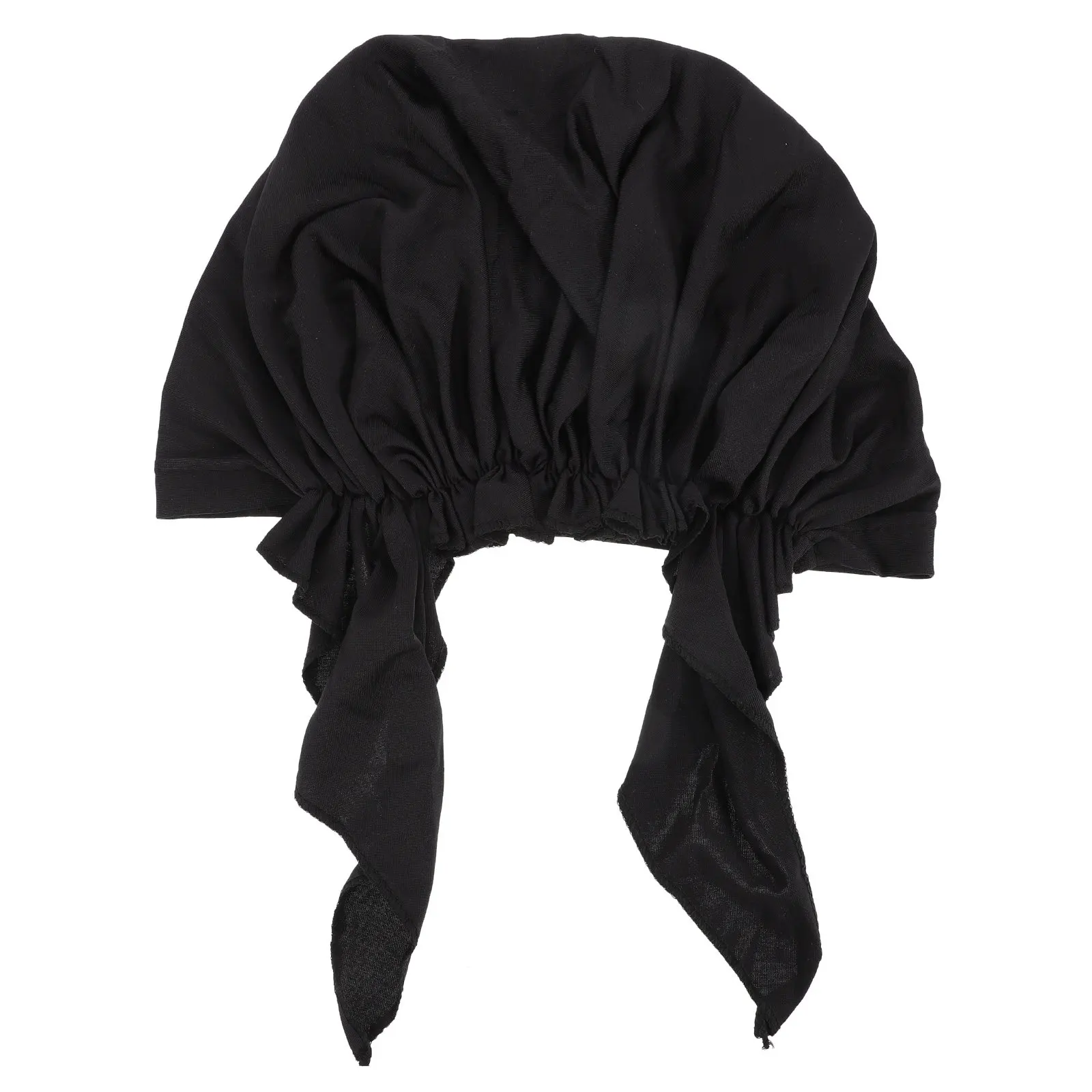 

Soft Polyester Chemo Hat Women Sleeping Cap Elastic Hair Care Bonnet Comfortable Home Sleep Accessories Gift