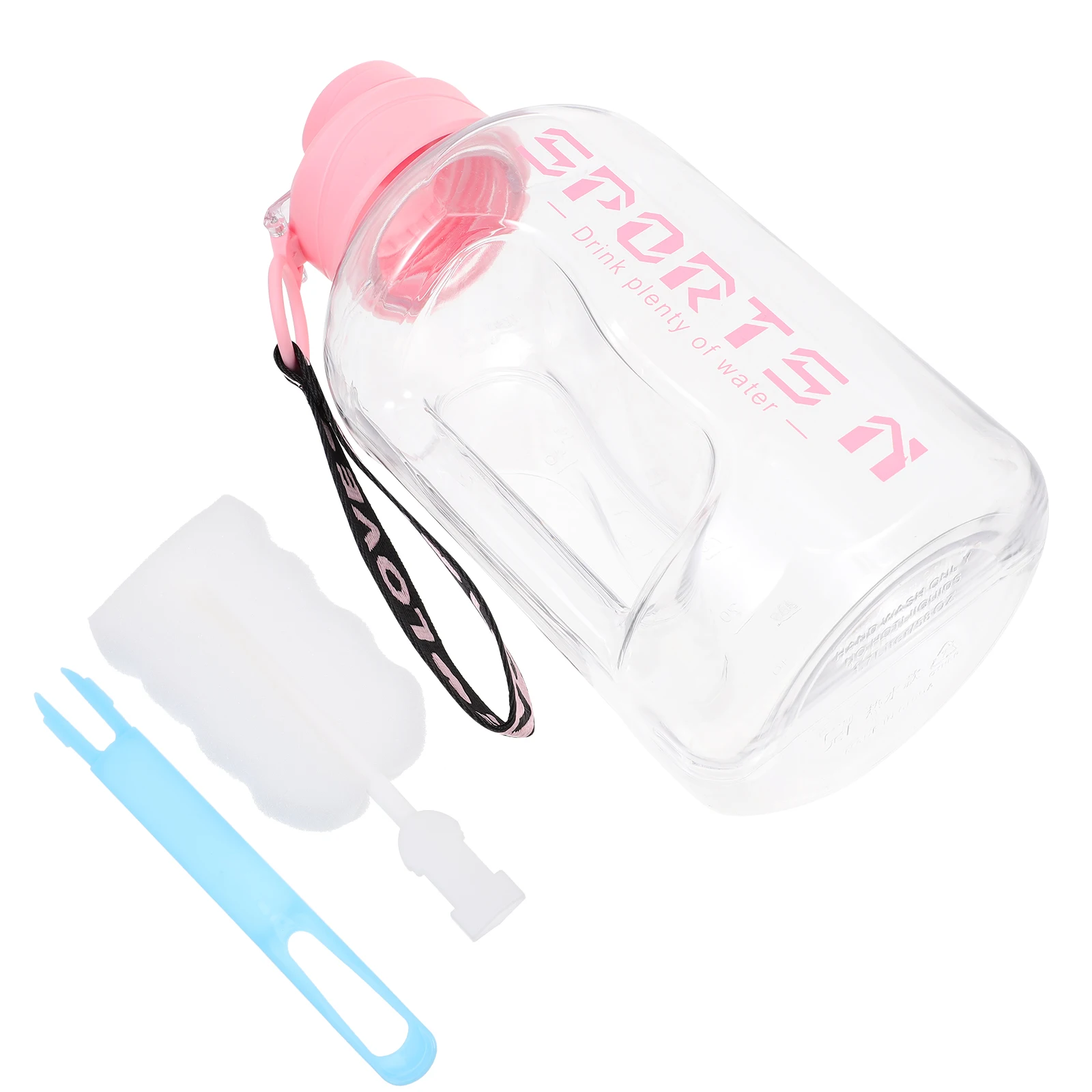 

1Set Large Water Container Heavy Duty Sports Bottle for Gym Hiking Running Travel Wide Mouth Jug Water Bottles