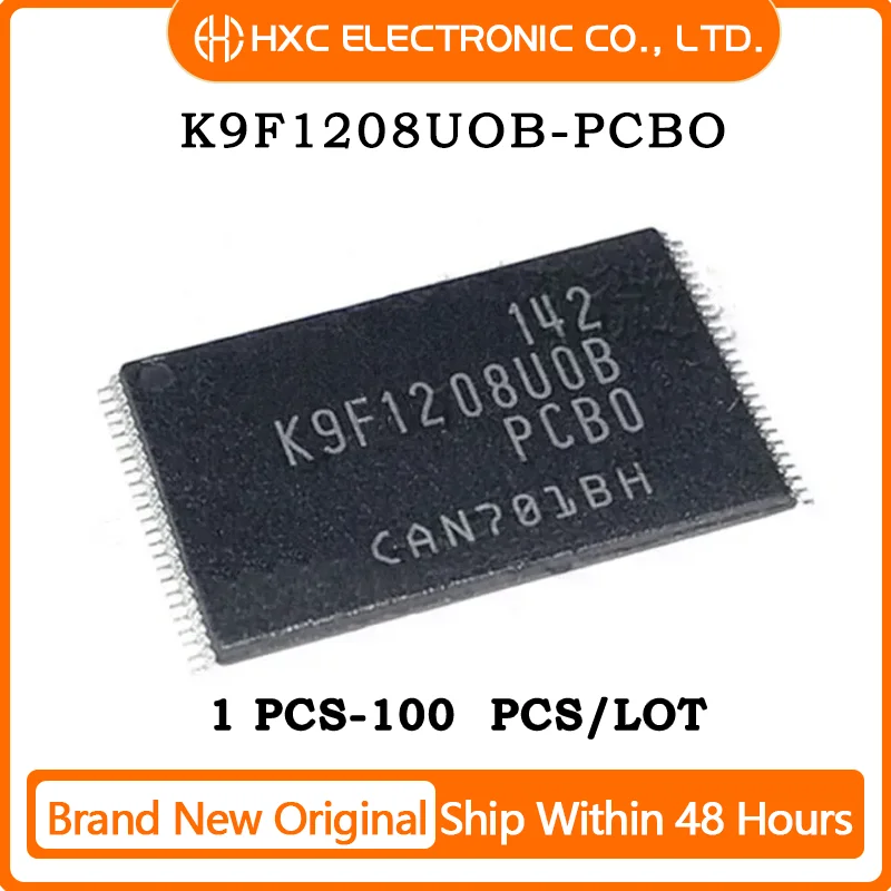 

5PCS/10PCS/50PCS/100PCS K9F1208UOB-PCBO TSOP48 Brand New Original IC CHIP