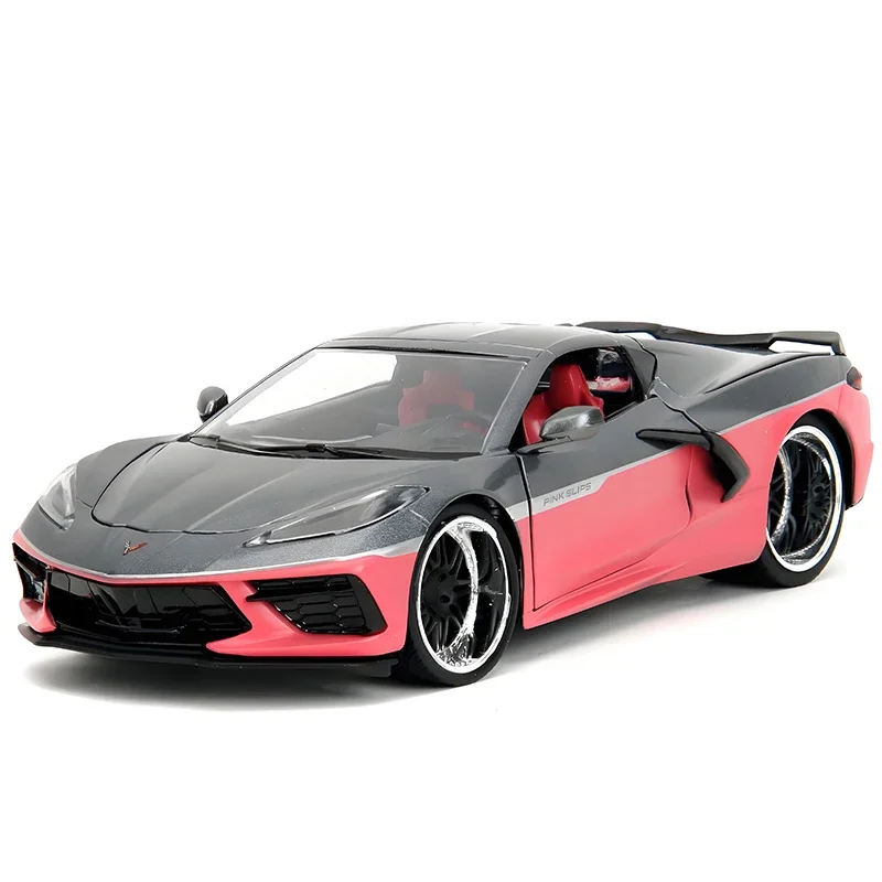JADA 1:24 CORVETTE 2020 Alloy Car Diecasts & Toy Vehicles Car Model Miniature Scale Model Car Toys For Children