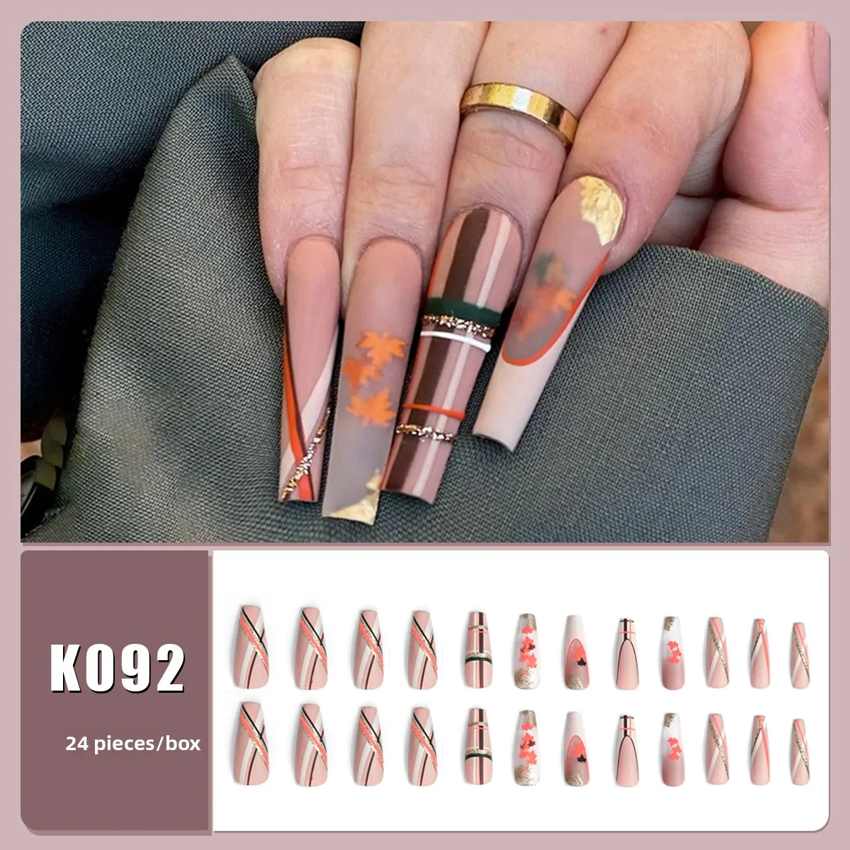 ort Nail Tips Artificial Nails Autumn Winter Faion Beau Nail Art Stiers Wearable False Nails Love Fly Fairy Brand