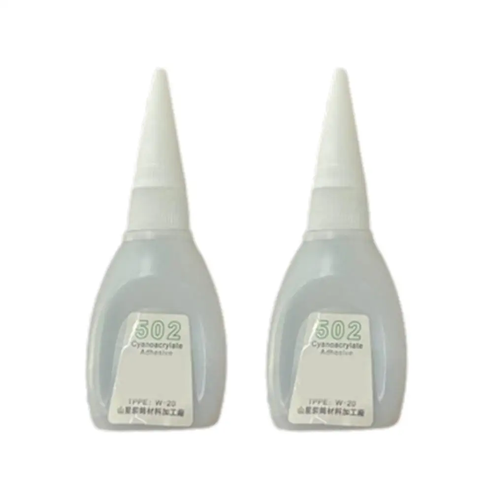Superpegamento 502, adhesivo de cianoacrilato instantáneo de secado rápido, herramienta líquida, pegamento de unión, cuero, Metal, madera, goma fuerte M7x5