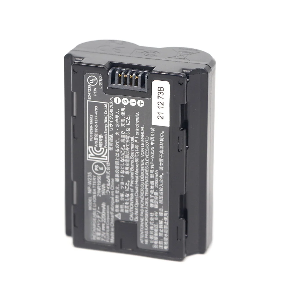 all-new 7.2V 2200mah np-w235 For fuji np-w235 battery x-t4 xt4 xt5 xh2 gfx100s gfx50sii second generation camera
