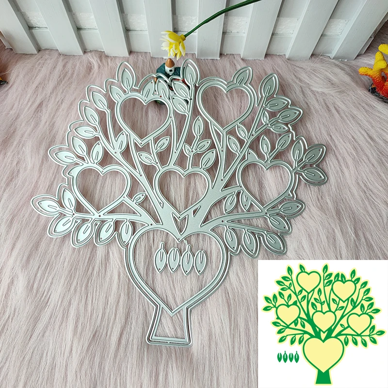 

New Family Tree Metal Cutting die mould scrapbook decoration embossed photo album decoration card making DIY handicrafts