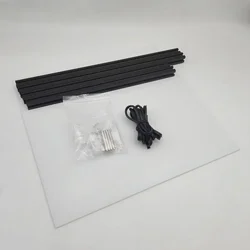 Clicky-Clack Fridge Door Kit with panels(Optional) for Voron 2.4 250mm,300mm  350m Size Clicky Clack Door 3D Printer Accessories