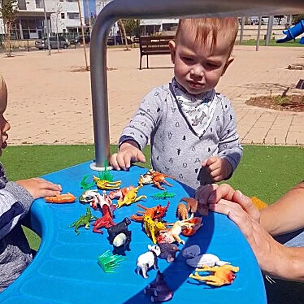 53 stks/set Educatief Speelgoed Mini Cognitieve Ontwikkeling Simulatie Dier Dier Figuur Diermodel Dierenwereld Dierentuin Model