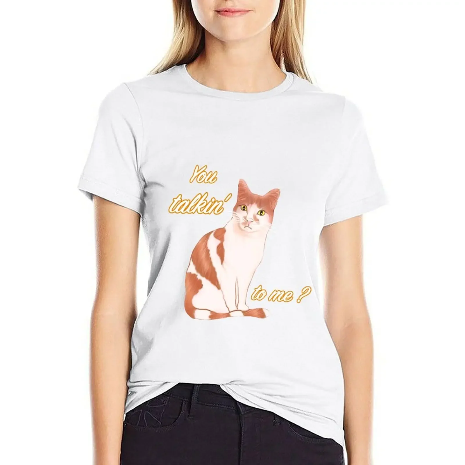 

LOGAN T-shirt tees korean fashion summer tops western t-shirt dress for Women