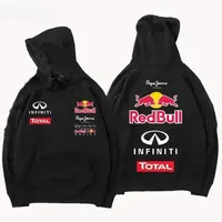Racing Team  Red Bull Hoodies Print Pullover Brand Hooded Designer Joggers Long Sleeve Sweatshirt Women Streetwear Tops Clothing