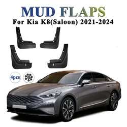 4pcs Tyre Mudguards For KIA K8 2021 2022 2023 2024 GL3 Mudflaps Splash Guards Mud Guards Mudflaps Wheel Mud Fenders Accessories