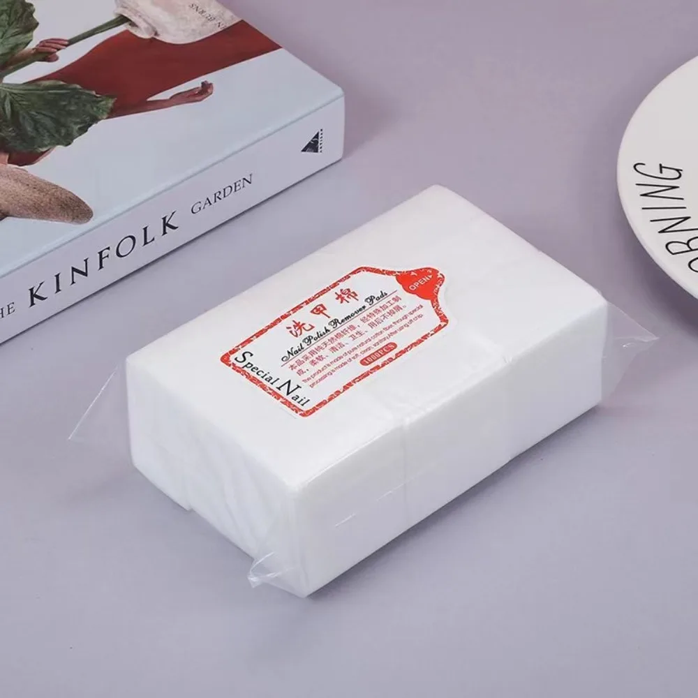 1000/540 قطعة لينة الأشعة فوق البنفسجية هلام إزالة البولندية مسمار القطن نظيفة مانيكير المناديل مناديل ورقة الوسادة خالية من الوبر ماصة مسح مسمار مسح