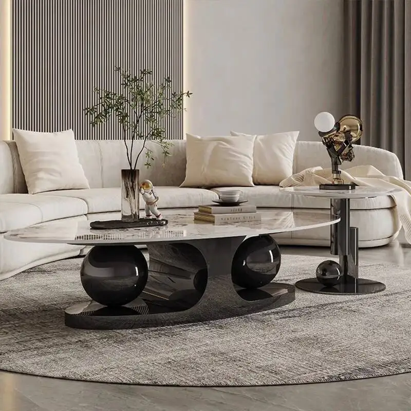 

Italian Minimalist Luxury Side Table Lamp Aesthetic Clear Service Side Table Computer Dinner Mesas Bajas Lounge Suite Furniture