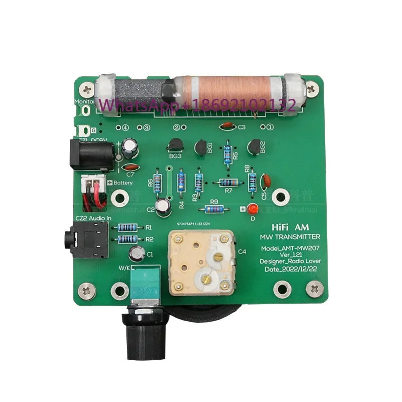 DIY Medium Wave AM Radio Transmitter Kit Experimental Circuit Board Test Ore Radio Version 1.21