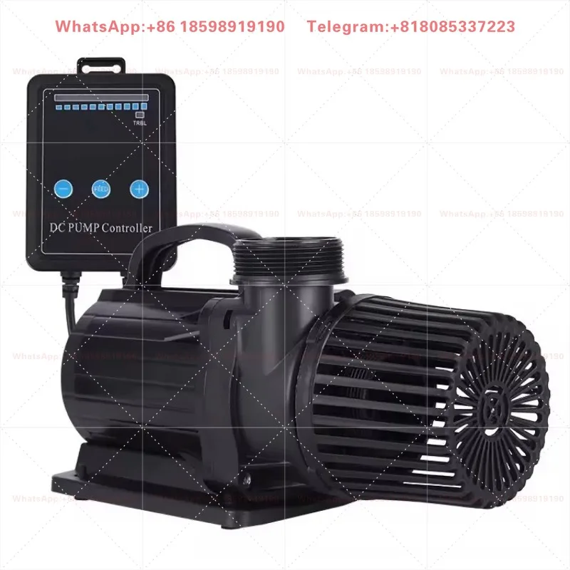 DC Brushless Submersible Water Pump Solar Powered for Aquarium Koi Pond Filter Garden Fountain Circulation Adjustable Flow Low