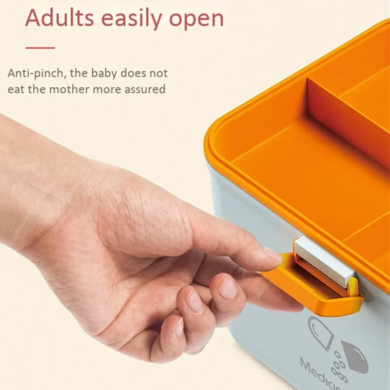 Grande Valise de Protection de l'Environnement, Sac Domestique Double Couche, Portable, Boîte à Outils de Sécurité