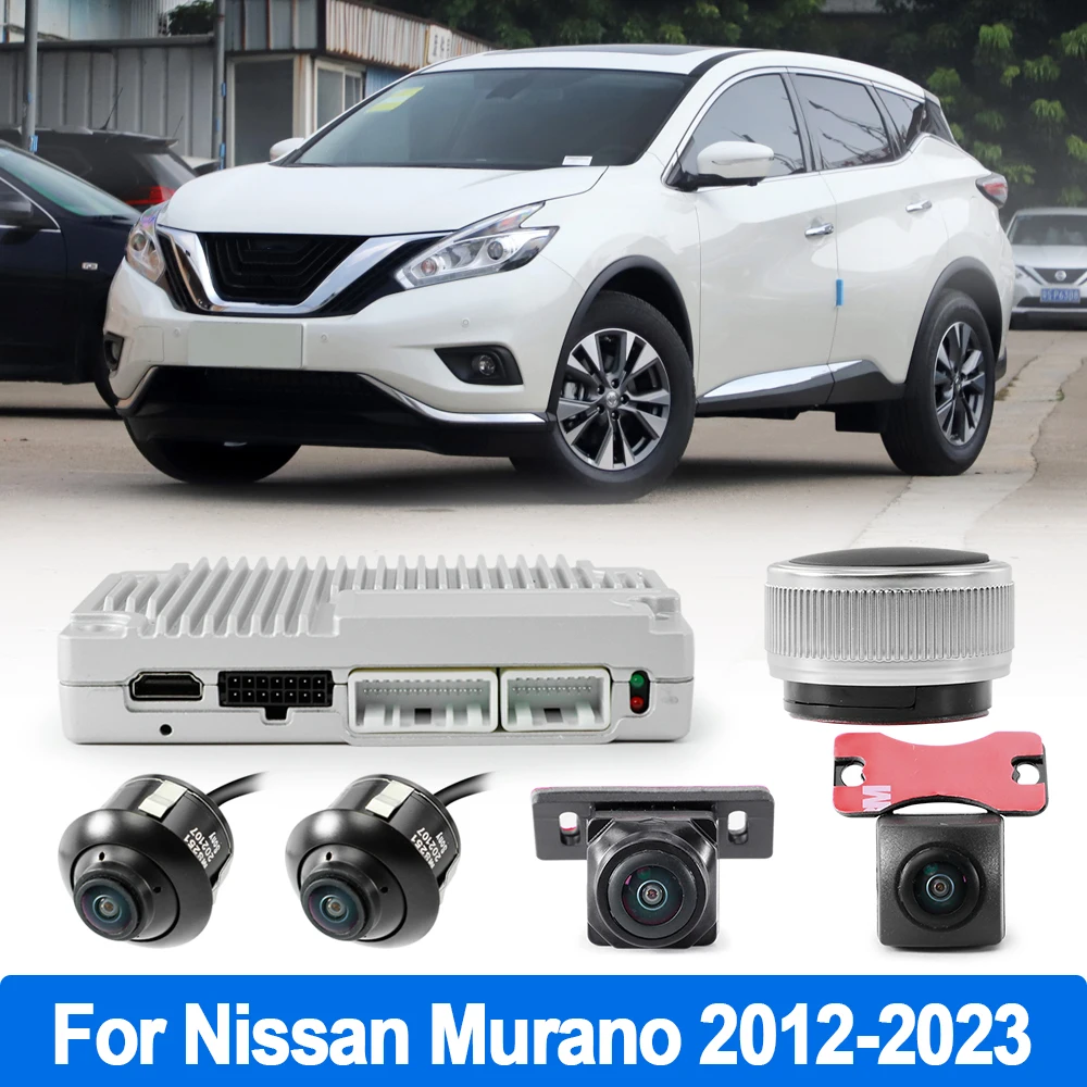 Car 3D Car Camera System Sony Camera Surround View for Nissan Murano 2012 2013 2014 2015 2016 2017 2018 2019 2020 2021 2022 2023