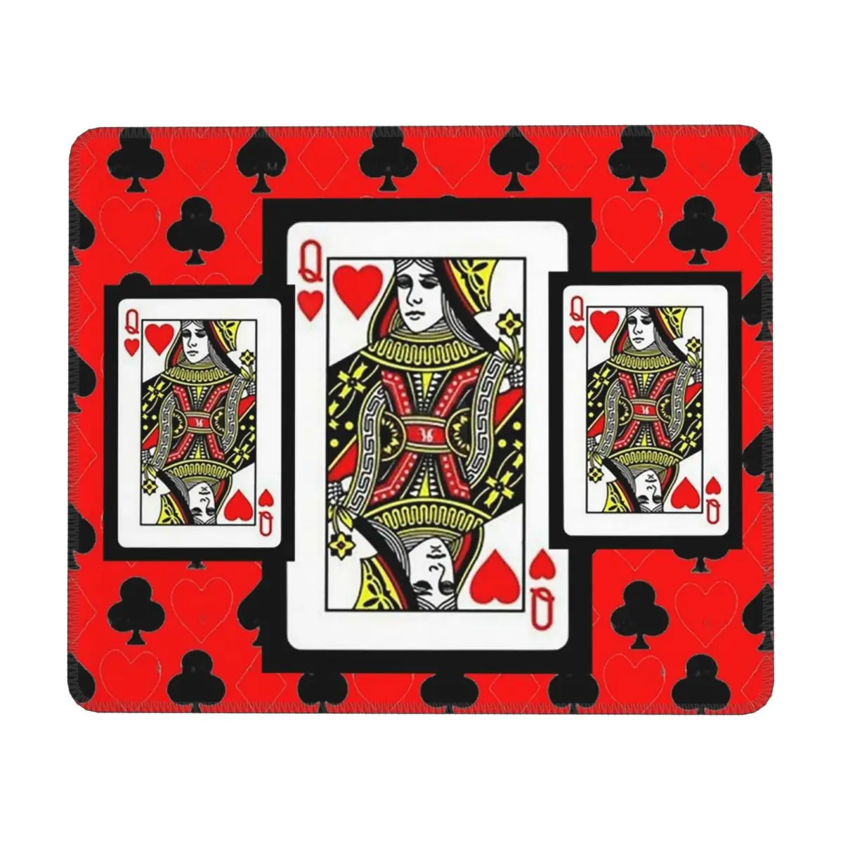 Casino Nights Red Queen Of Hearts Multi-size Mouse Pad Computer Keyboard Mouse Mat Gamer PC Laptop Desk Mat  Table Mats