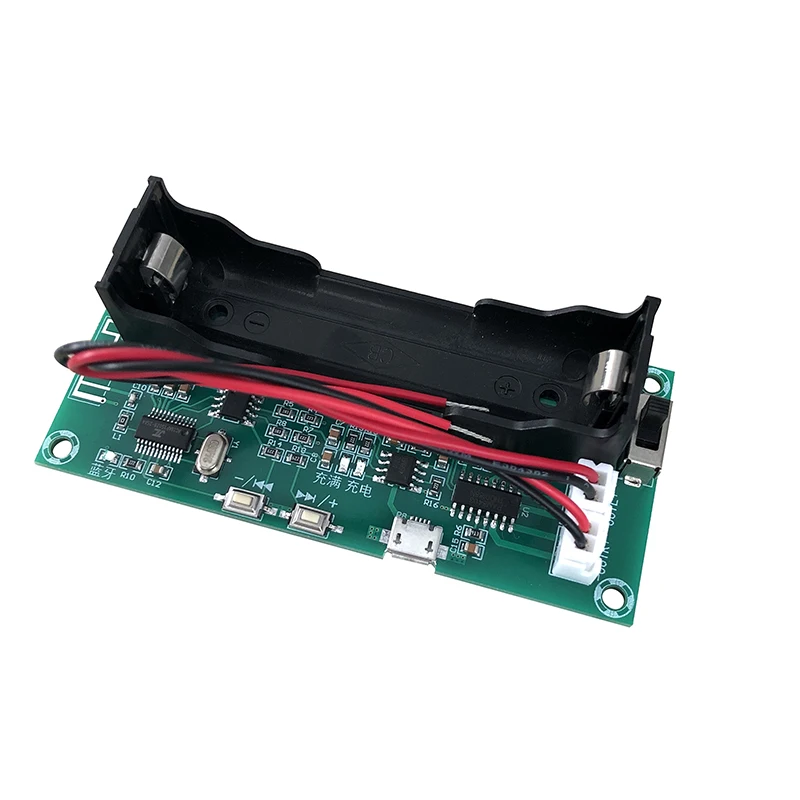 PAM8403 Amplifier Board 2*3W 2.0 Channel Stereo Class D Audio Amplifier Bluetooth 5.0 18650 Battery Holder Speaker A153