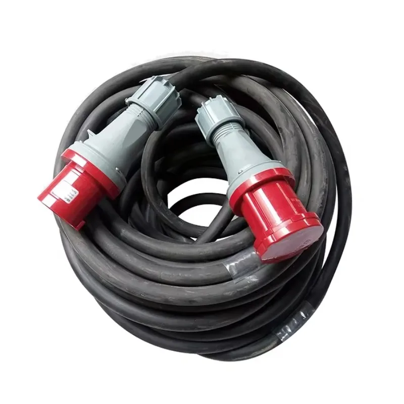 

2025/5x16mm2 Electric cable wire extension power cords with 63a connectors