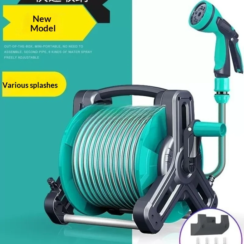 Expandable Garden Hose 50Ft Kink Resistant High Pressure Brass Connector Adjustable Nozzle Lawn Watering Car Wash Outdoor