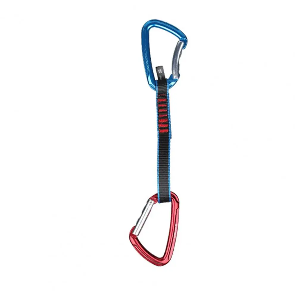 حزام حزام 16 مللي متر واسع سريع السحب من النايلون حبال مفتوحة لتسلق الجبال حلقة تسلق أجهزة حزام من النايلون معدات التسلق