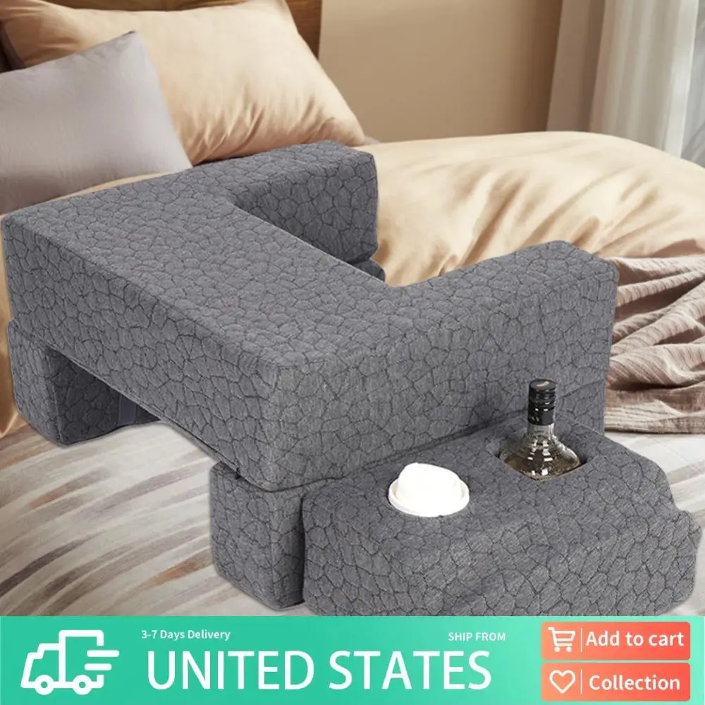 

Очень большая подушка-подставка для ноутбука с регулируемыми подлокотниками для чтения, игр, работы и многого другого, для Steam Deck/Switch