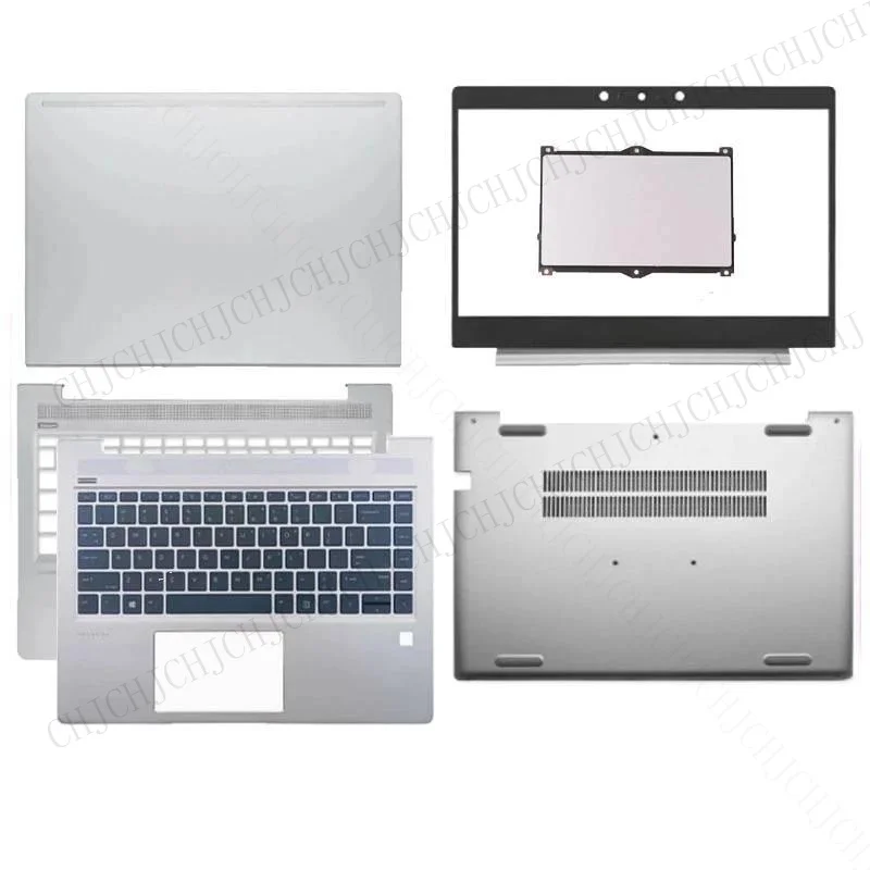 

CHJ для ProBook 14 440 G7 445 G7 Zhan 66, новая задняя крышка ЖК-дисплея для ноутбука/передняя панель/подставка для рук, верхняя часть корпуса/нижняя часть корпуса, серебристый